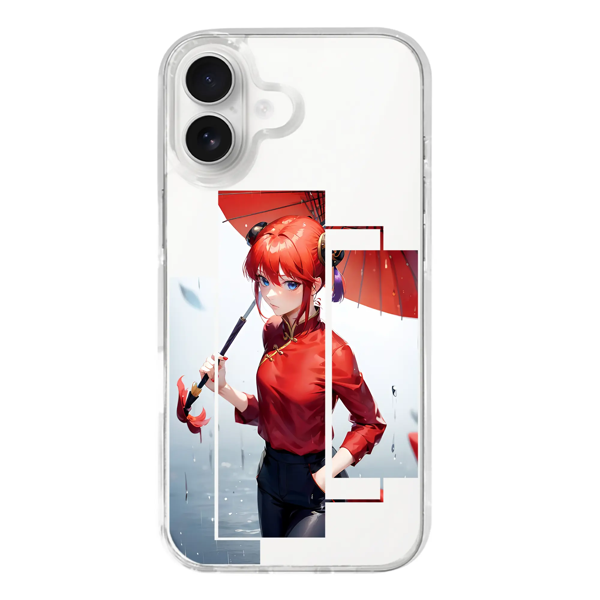 銀魂 グッズ 神楽 - iPhone 17シリーズ 透明スマホケース – 薄型・耐衝撃・精密フィット保護カバー